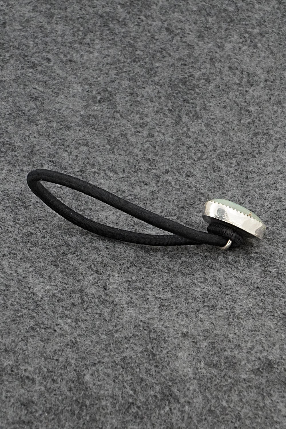 Turquoise & Sterling Silver Hair Tie - Jolene Begay