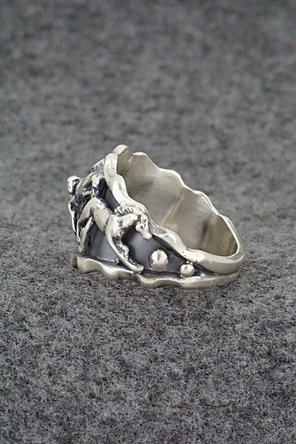 Sterling Silver Ring - Genevieve Francisco - Size 10.5