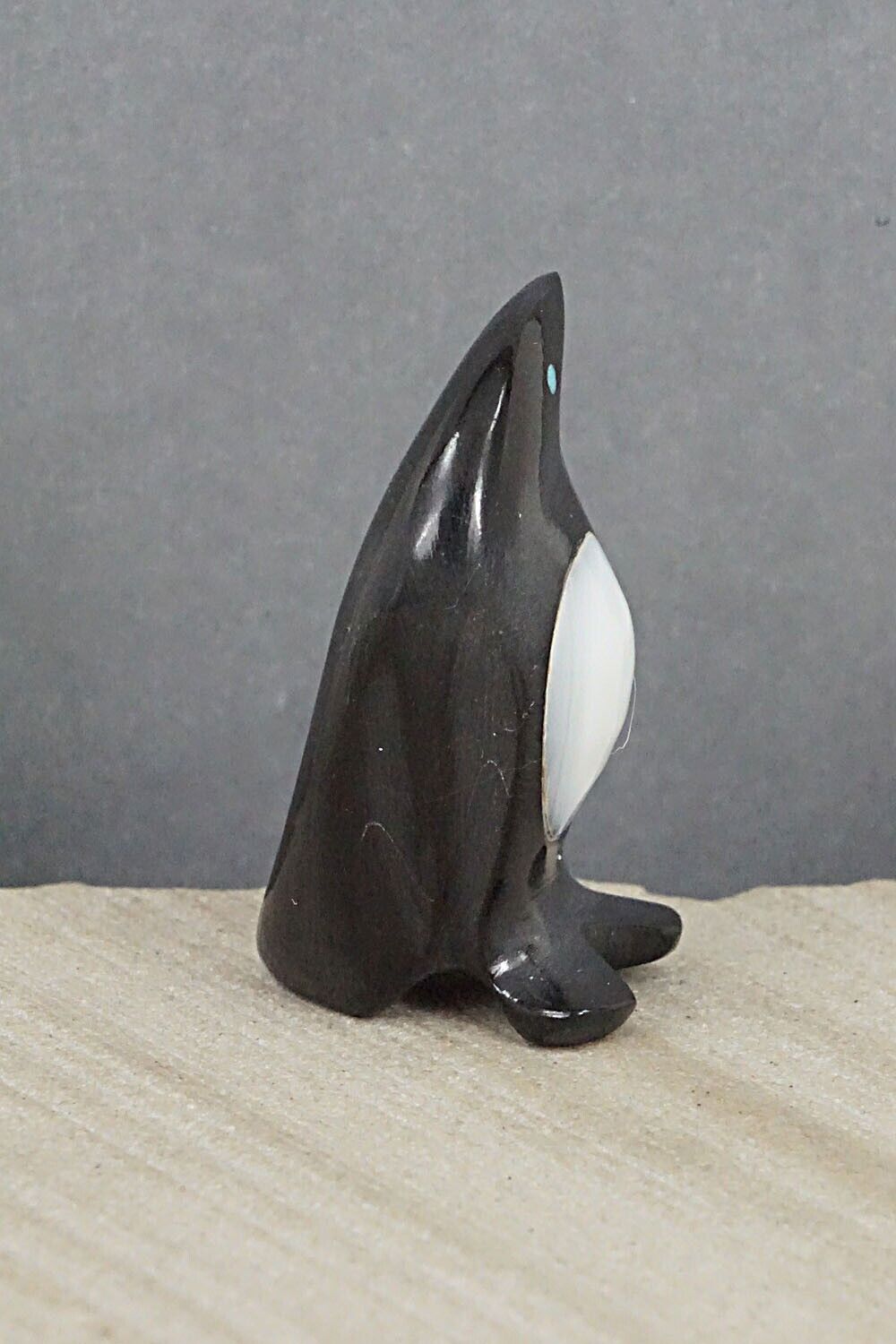 Penguin Zuni Fetish Carving - Calvert Bowannie