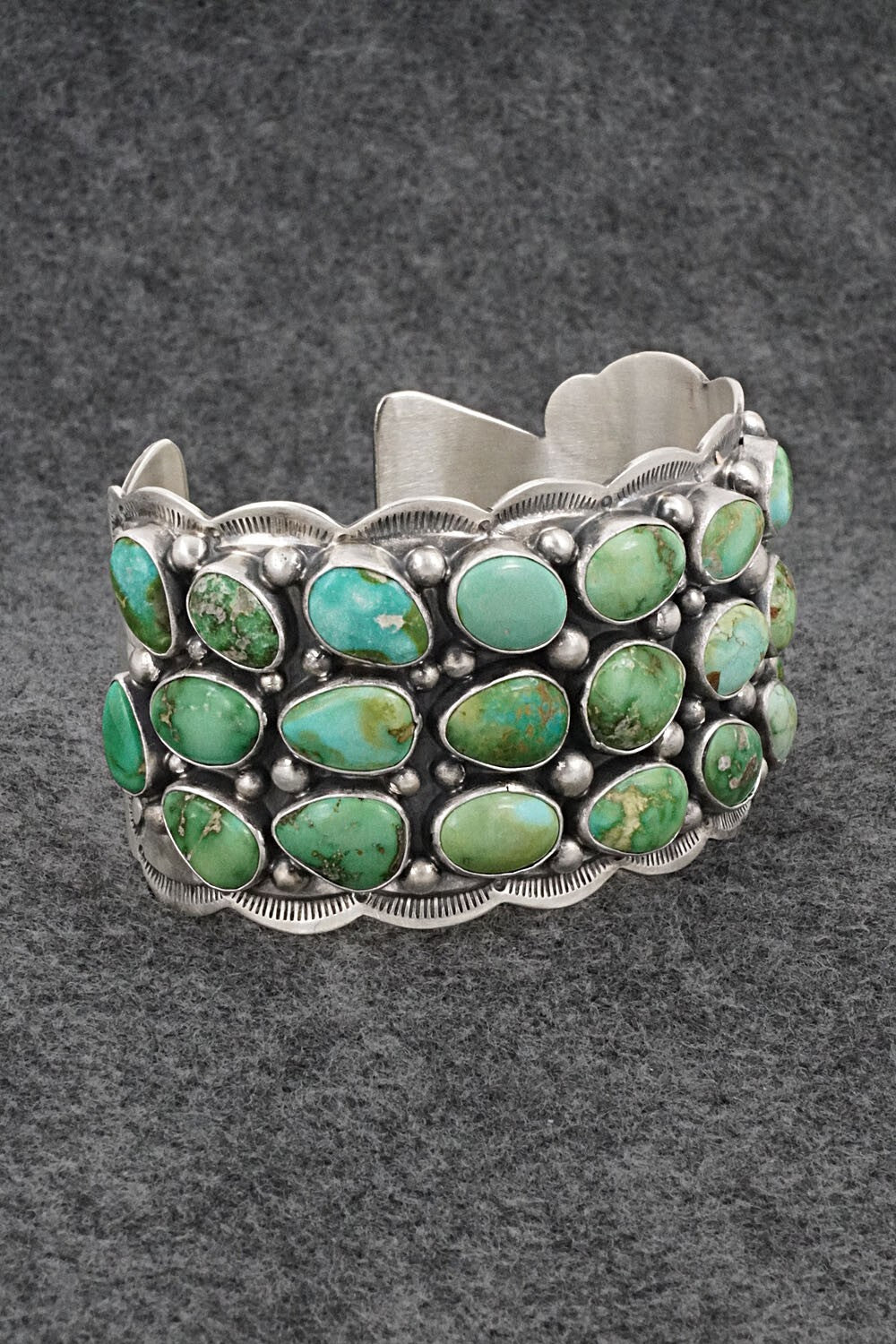 Turquoise & Sterling Silver Bracelet - Tom Lewis