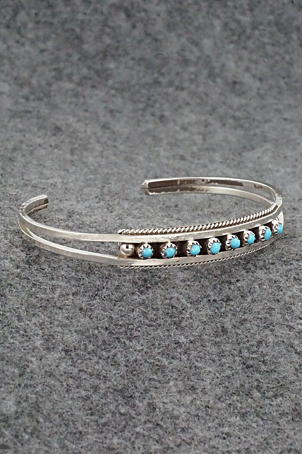 Turquoise & Sterling Silver Bracelet - Susie Livingston