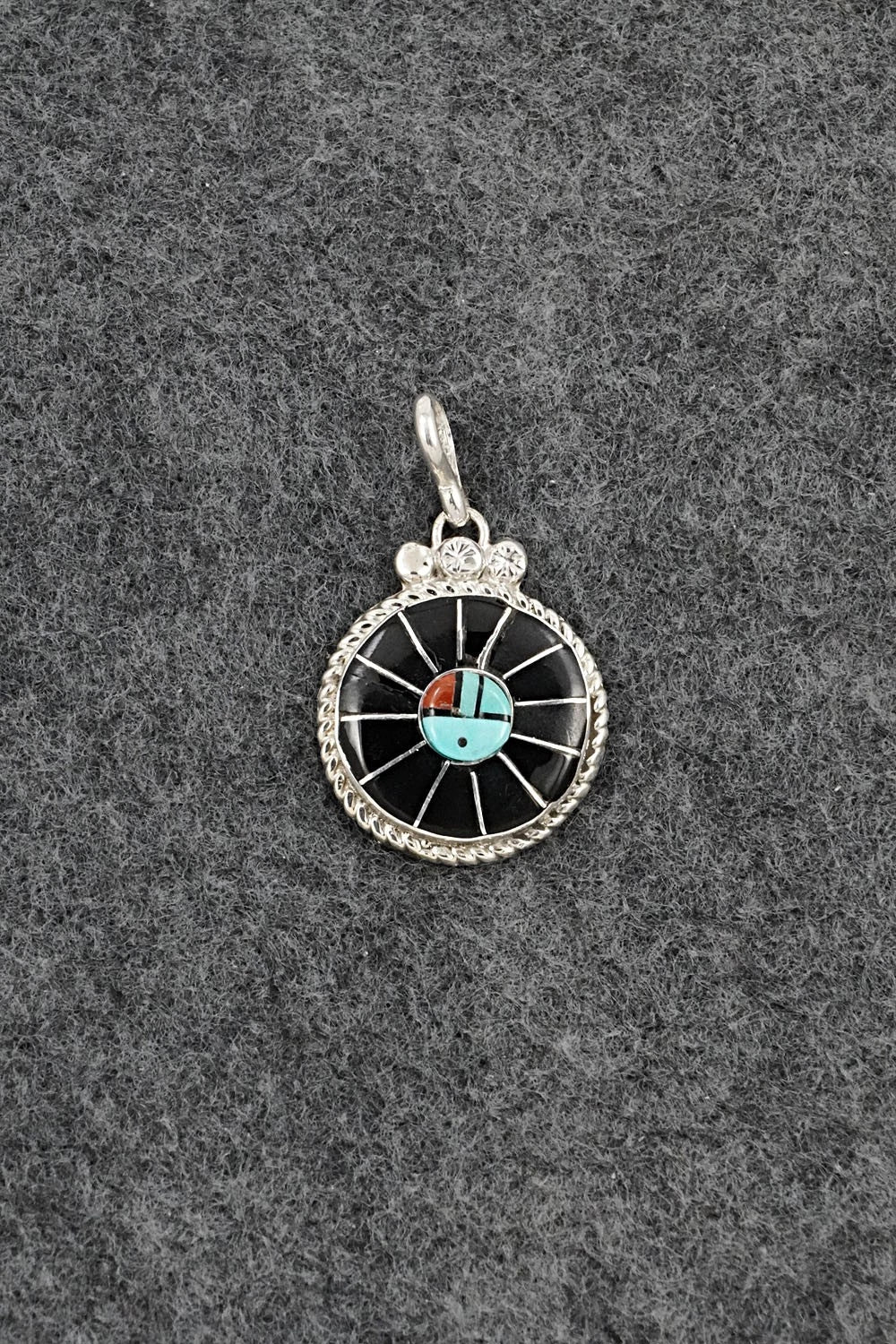 Multi-Stone & Sterling Silver Pendant - Ola Eriacho