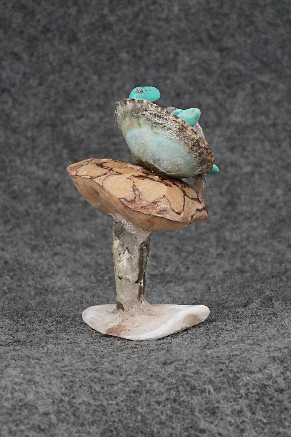 Turtles Zuni Fetish Carving - Estaban Najera