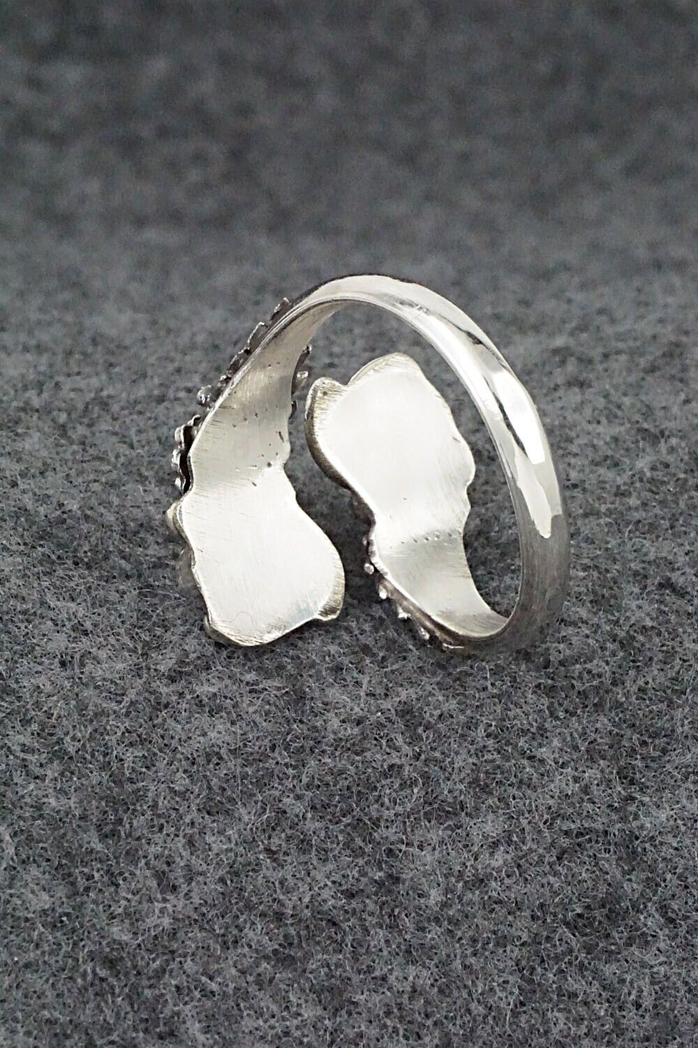 Turquoise & Sterling Silver Ring - Etta Belin - Size 11