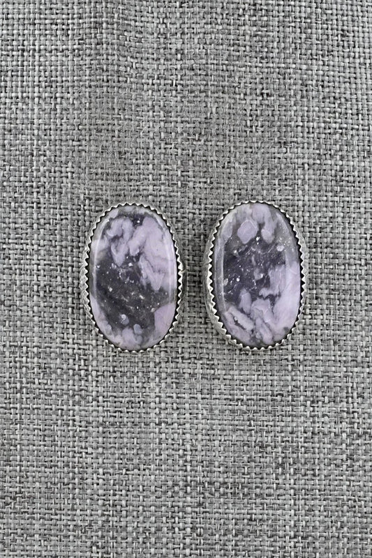 Morado & Sterling Silver Earrings - Murray Hannaweeka