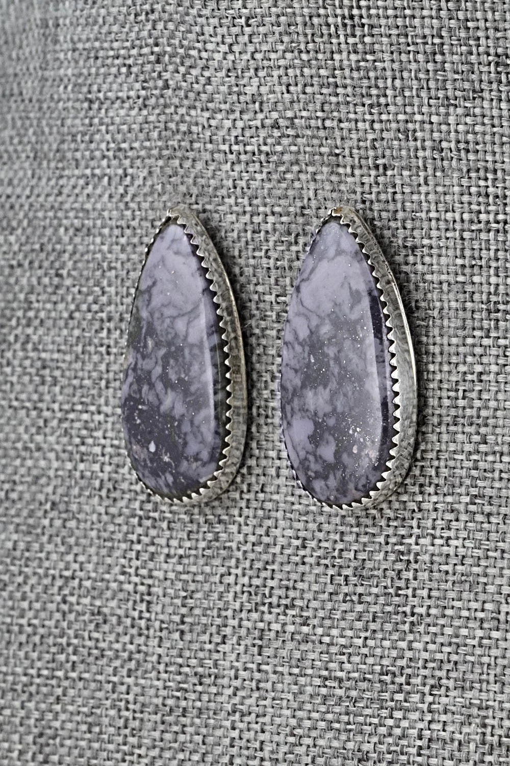 Morado & Sterling Silver Necklace and Earrings Set - Murray Hannaweeka