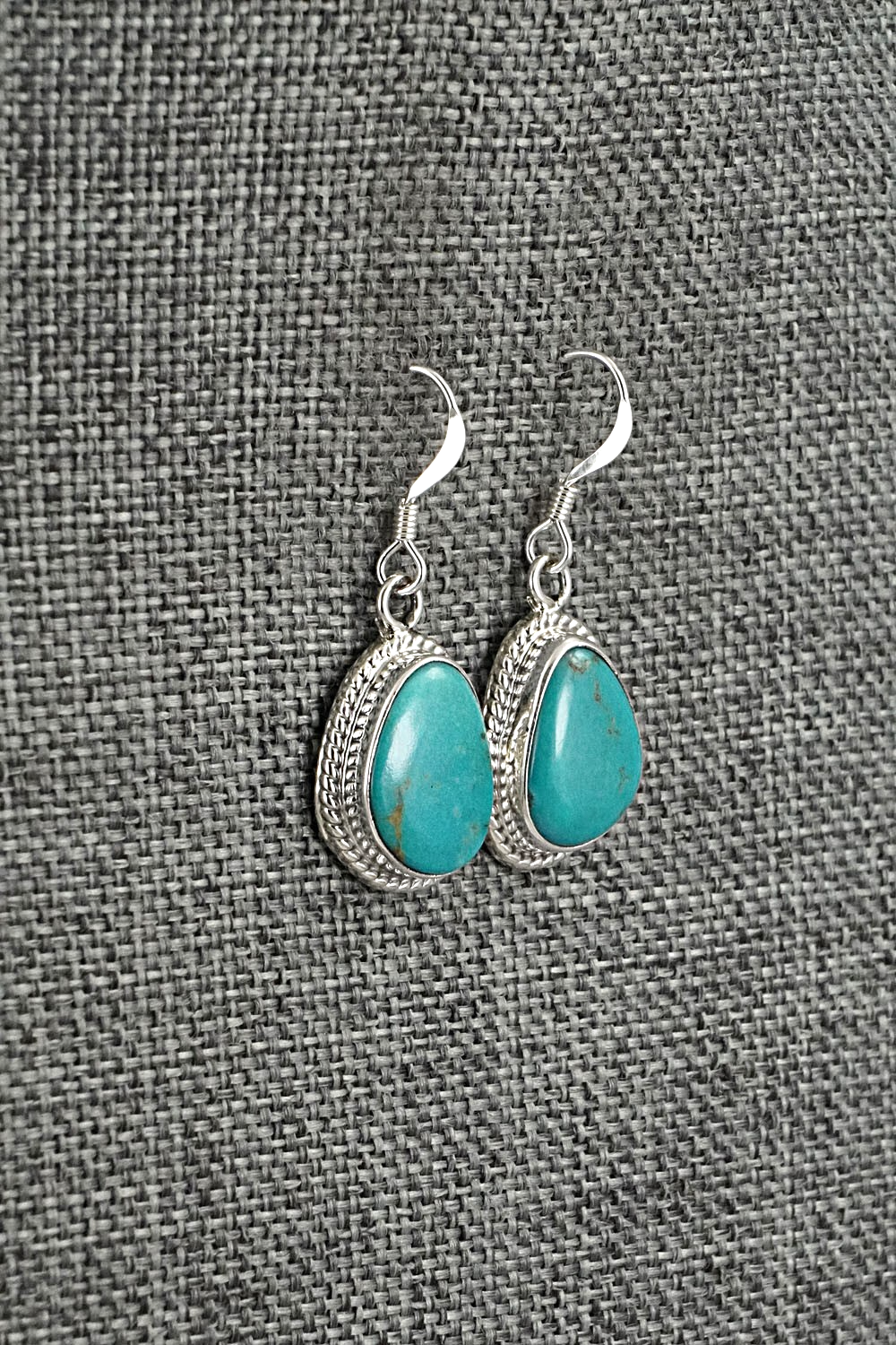 Turquoise & Sterling Silver Earrings - Sharon McCarthy