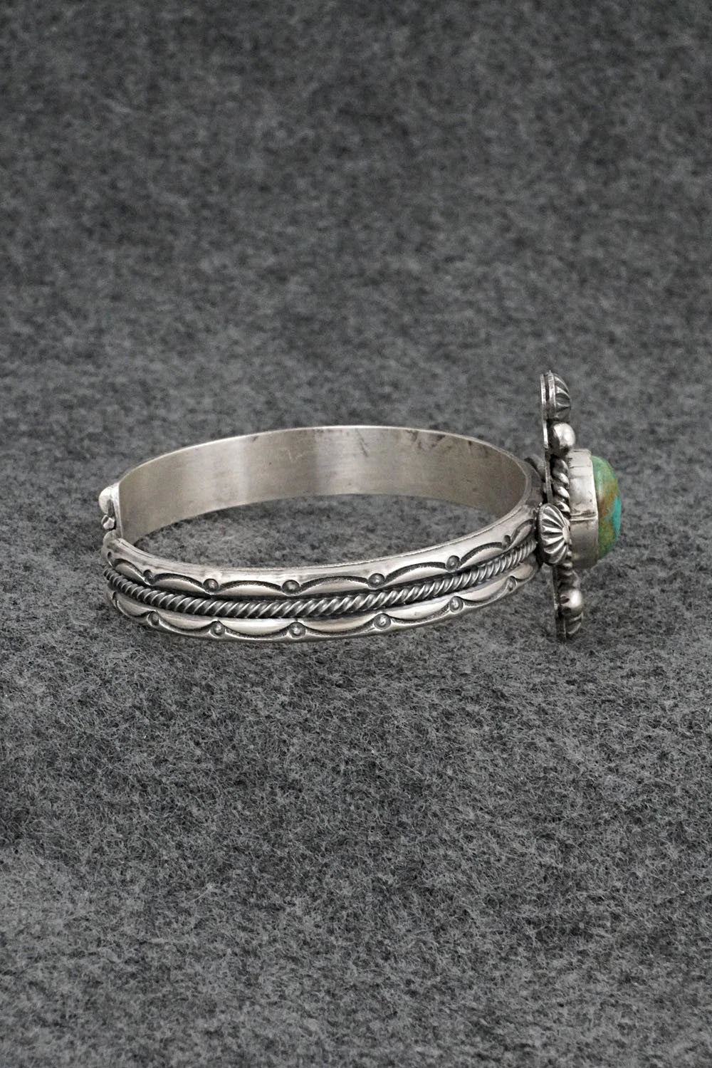 Turquoise & Sterling Silver Bracelet - Michael Calladitto