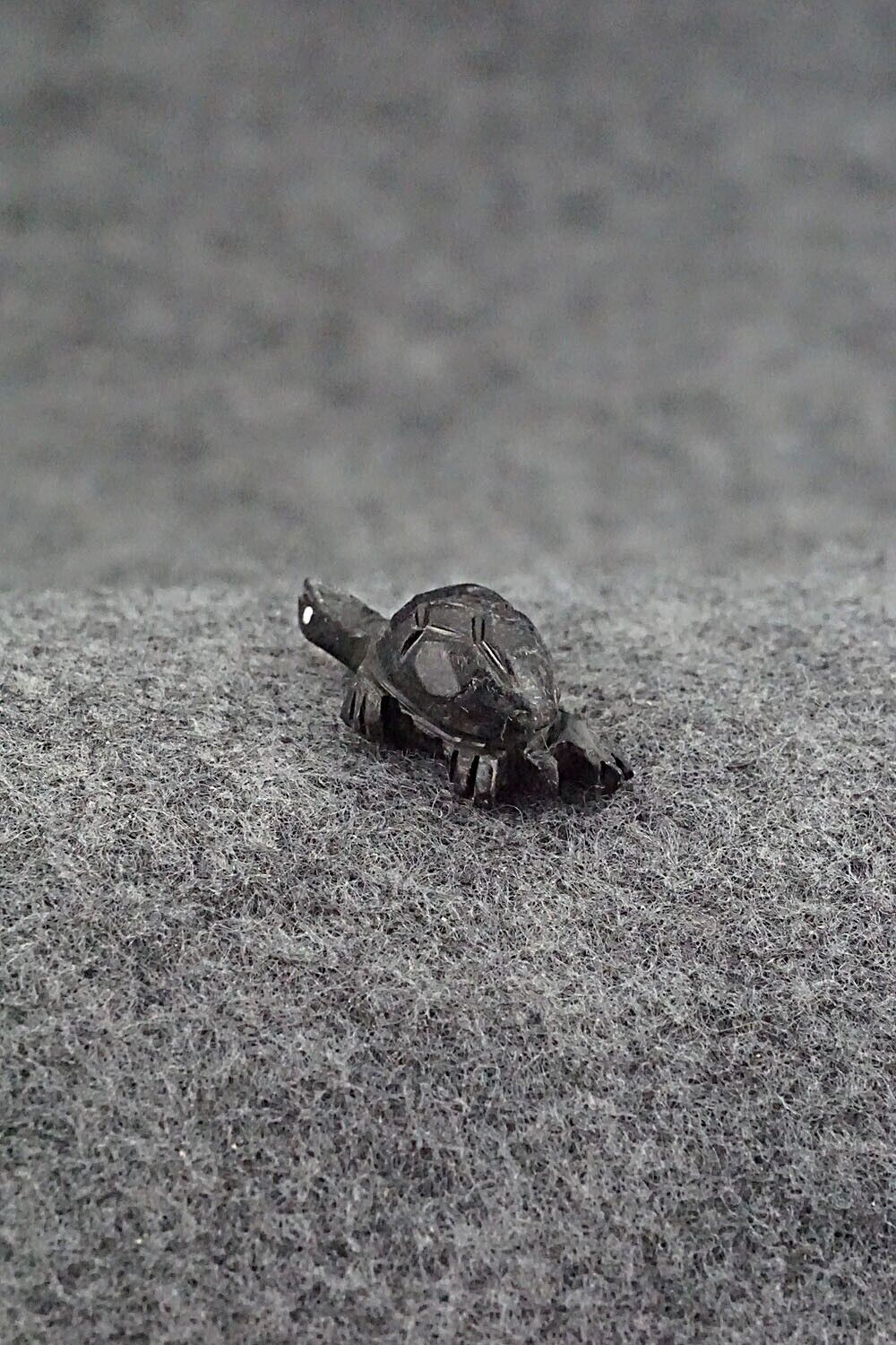 Tiny Turtle Zuni Fetish Carving - Vander Tsethlikai