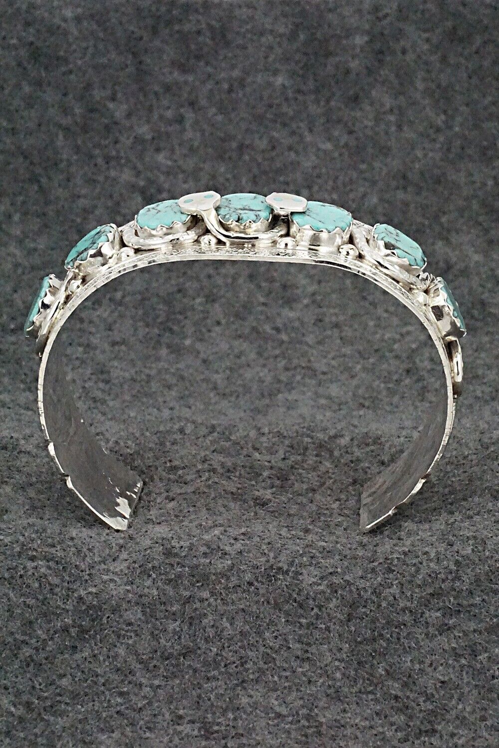 Turquoise & Sterling Silver Bracelet - Joy Calavaza