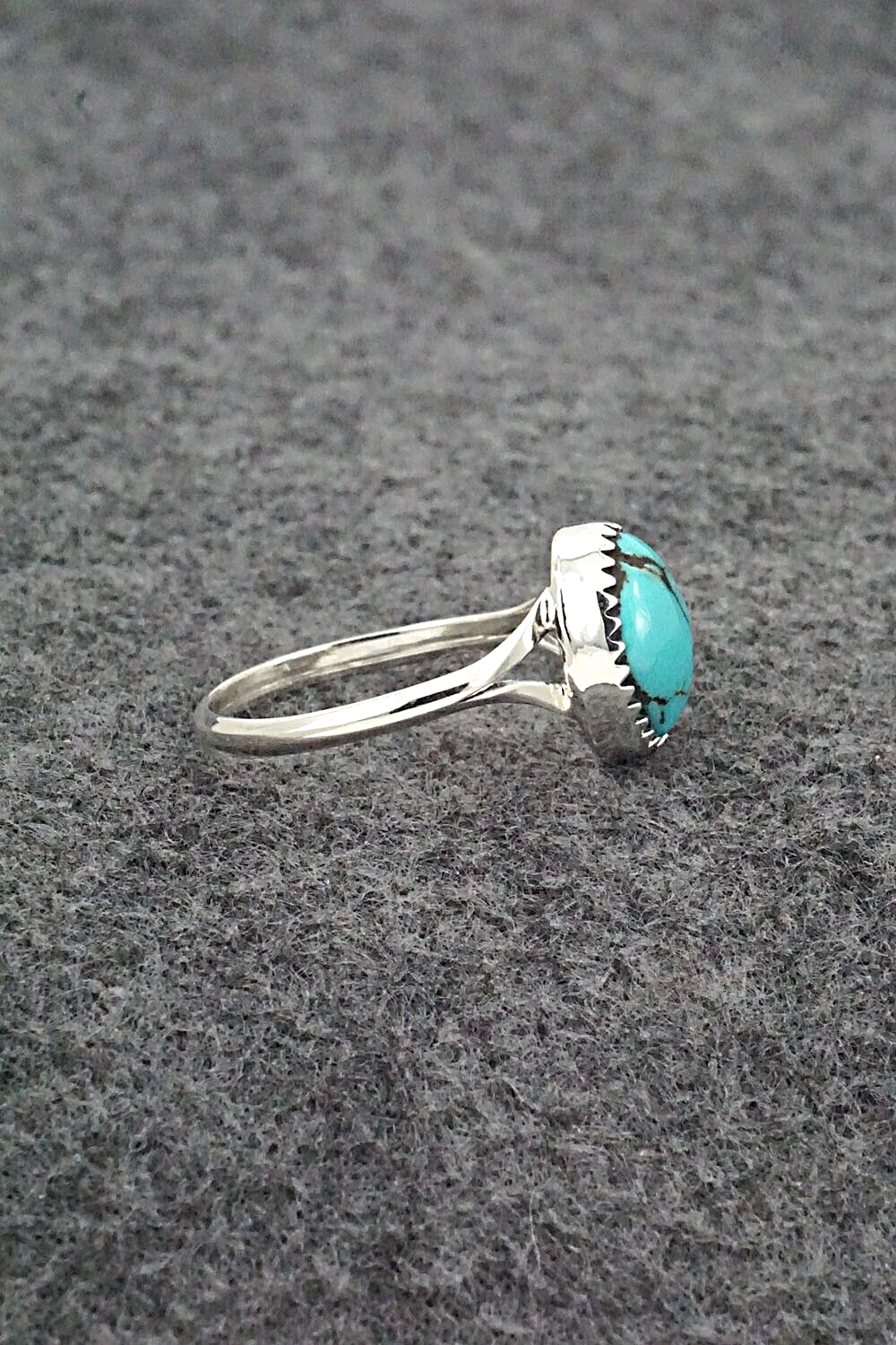 Turquoise & Sterling Silver Ring - Betty Hawthorne - Size 9