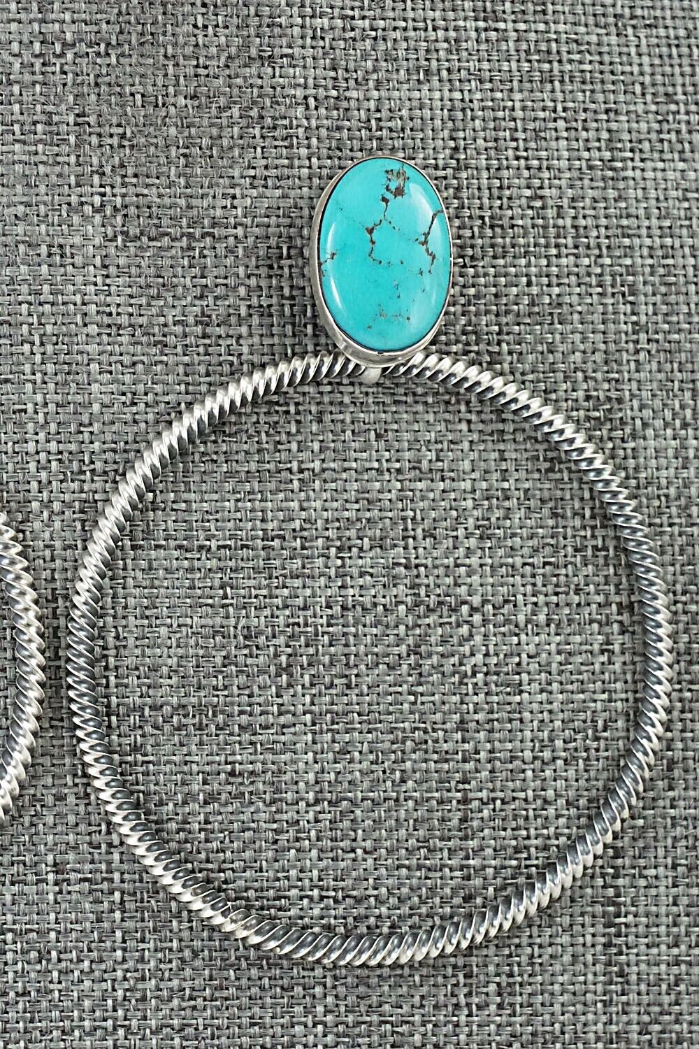 Turquoise & Sterling Silver Earrings - Verley Betone