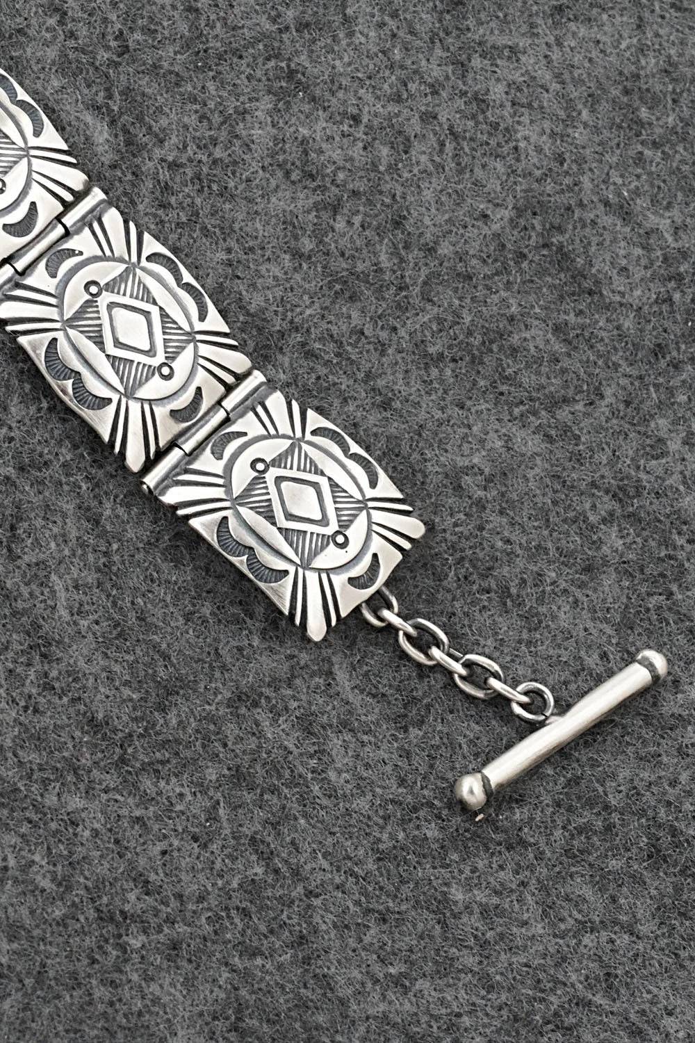 Sterling Silver Link Bracelet - Elgin Tom