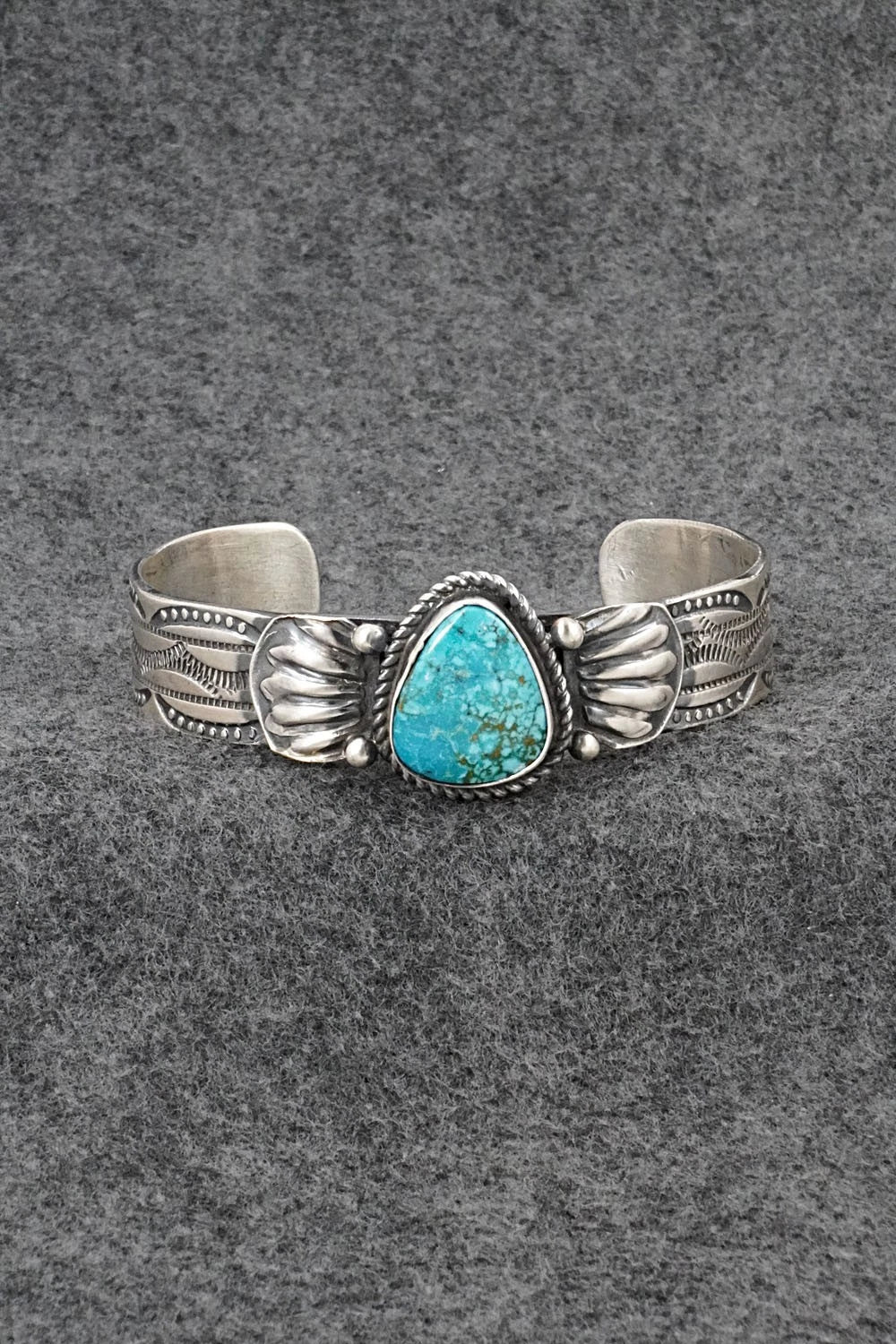 Turquoise & Sterling Silver Bracelet - Tillie Jon