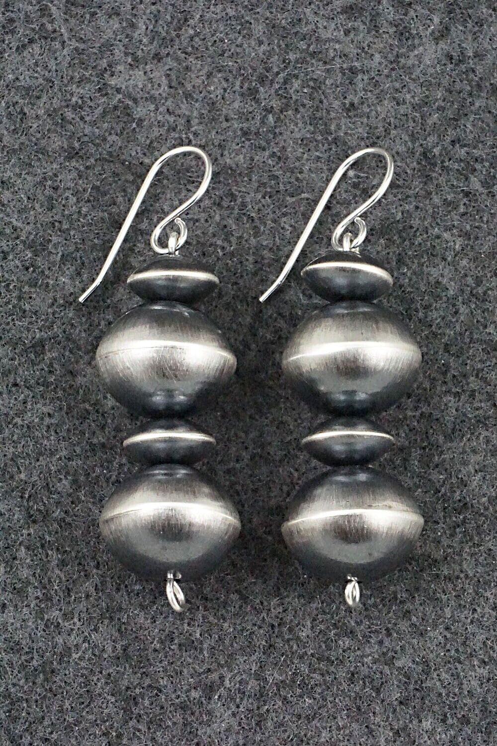 Sterling Silver Navajo Pearl Earrings - Tonisha Haley