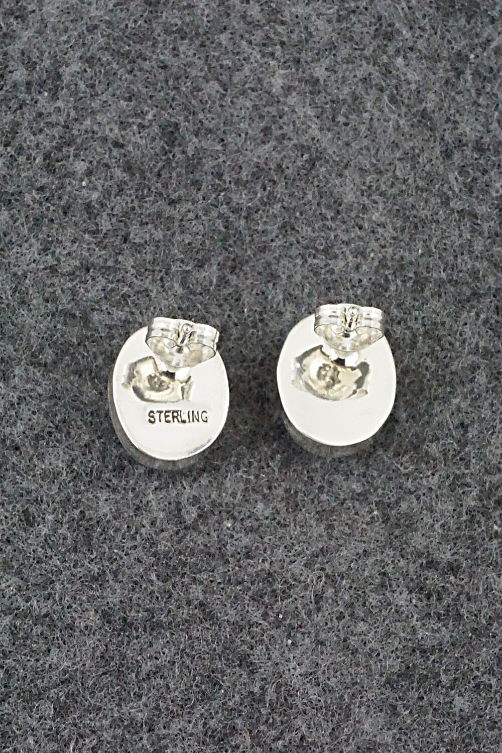 Turquoise & Sterling Silver Earrings - Marco Begaye