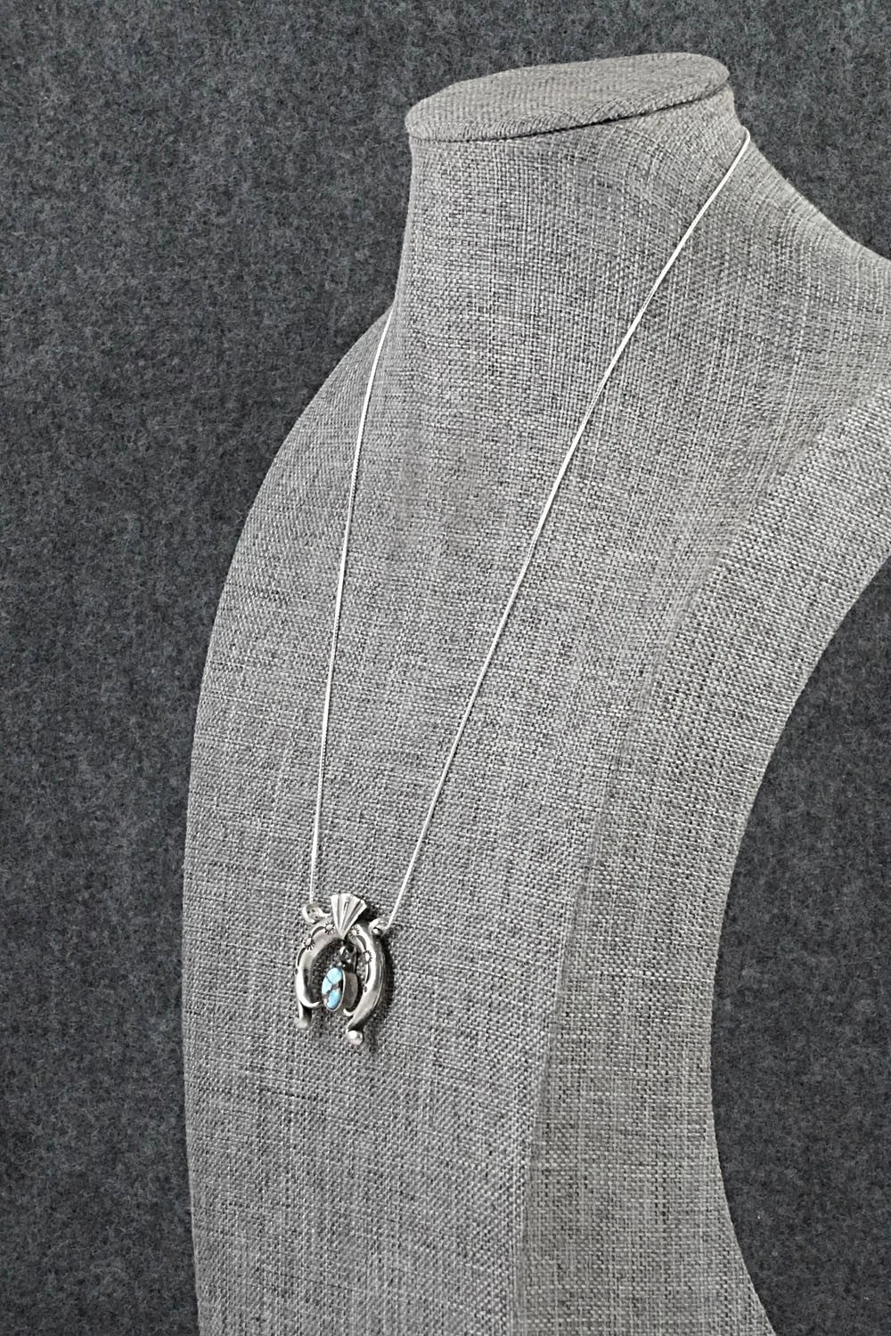 Turquoise & Sterling Silver Necklace - Gary Shorty