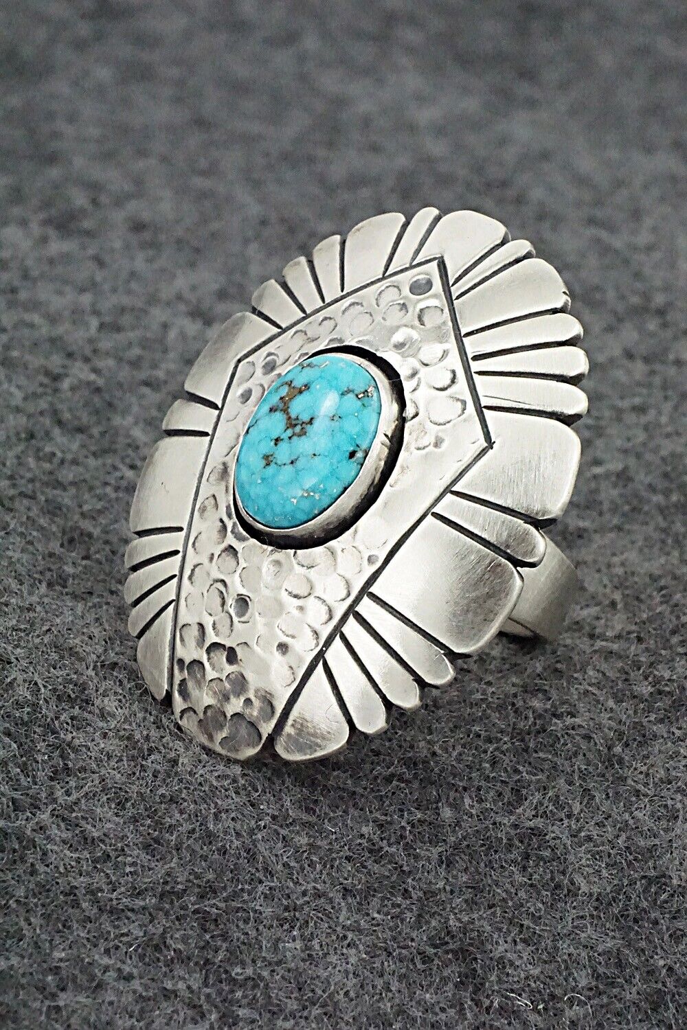 Turquoise & Sterling Silver Ring - Marita Benally - Size 9