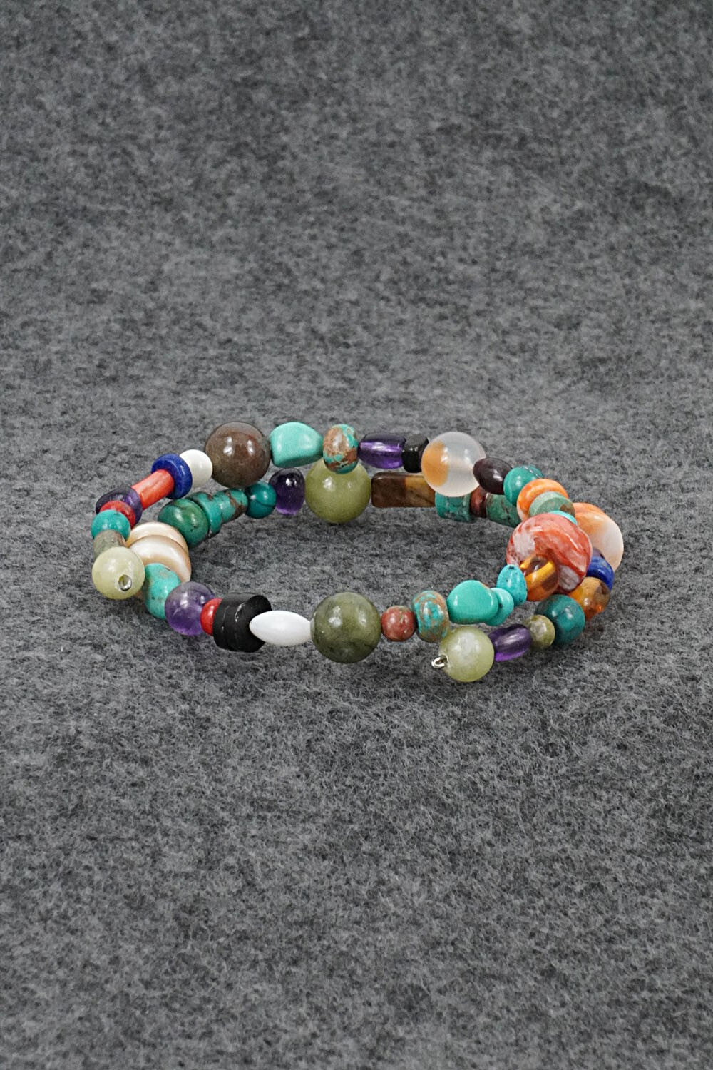 Multi-Stone Beaded Bracelet - Helen Tsosie