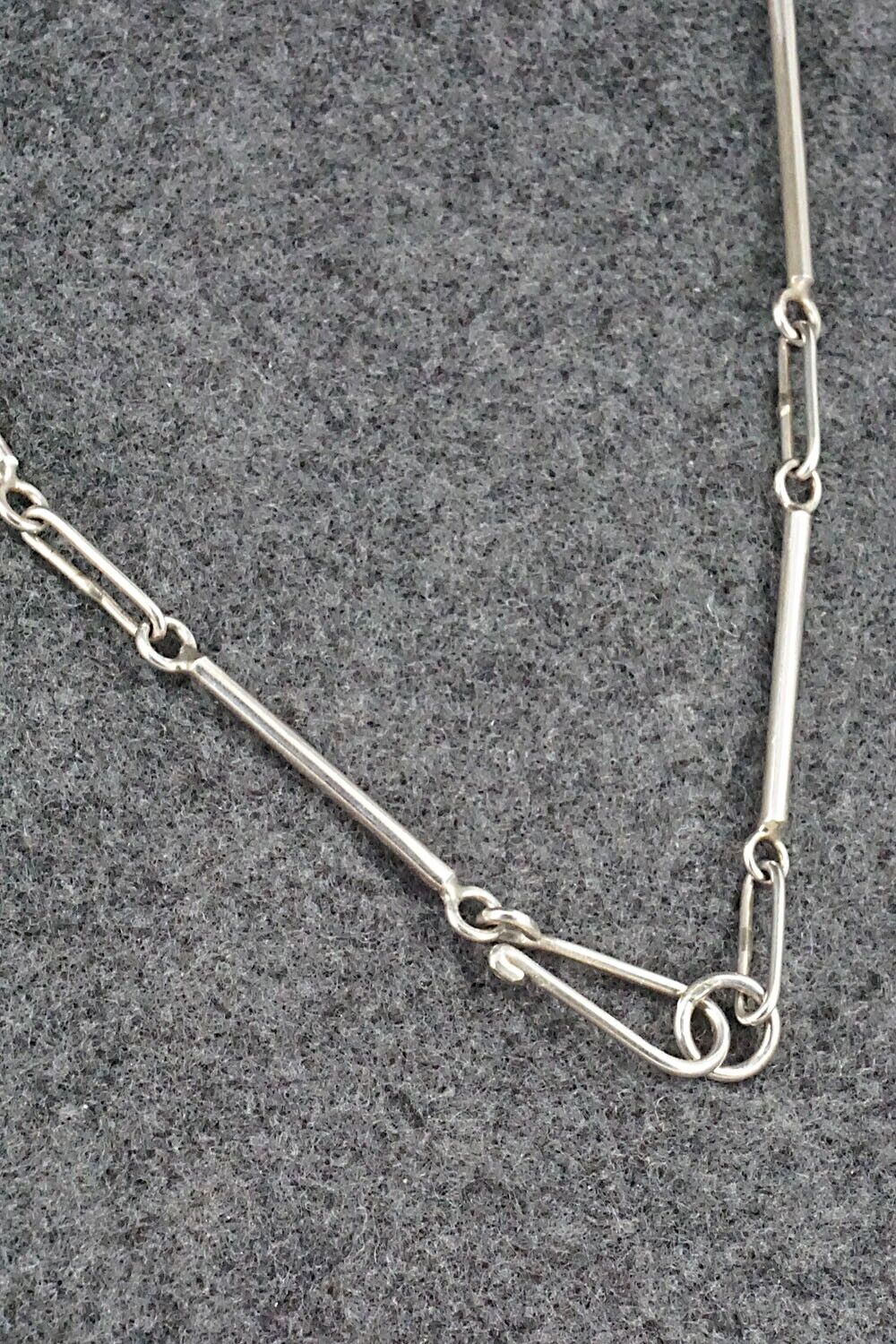 Spiny Oyster & Sterling Silver Necklace - Harold Smith