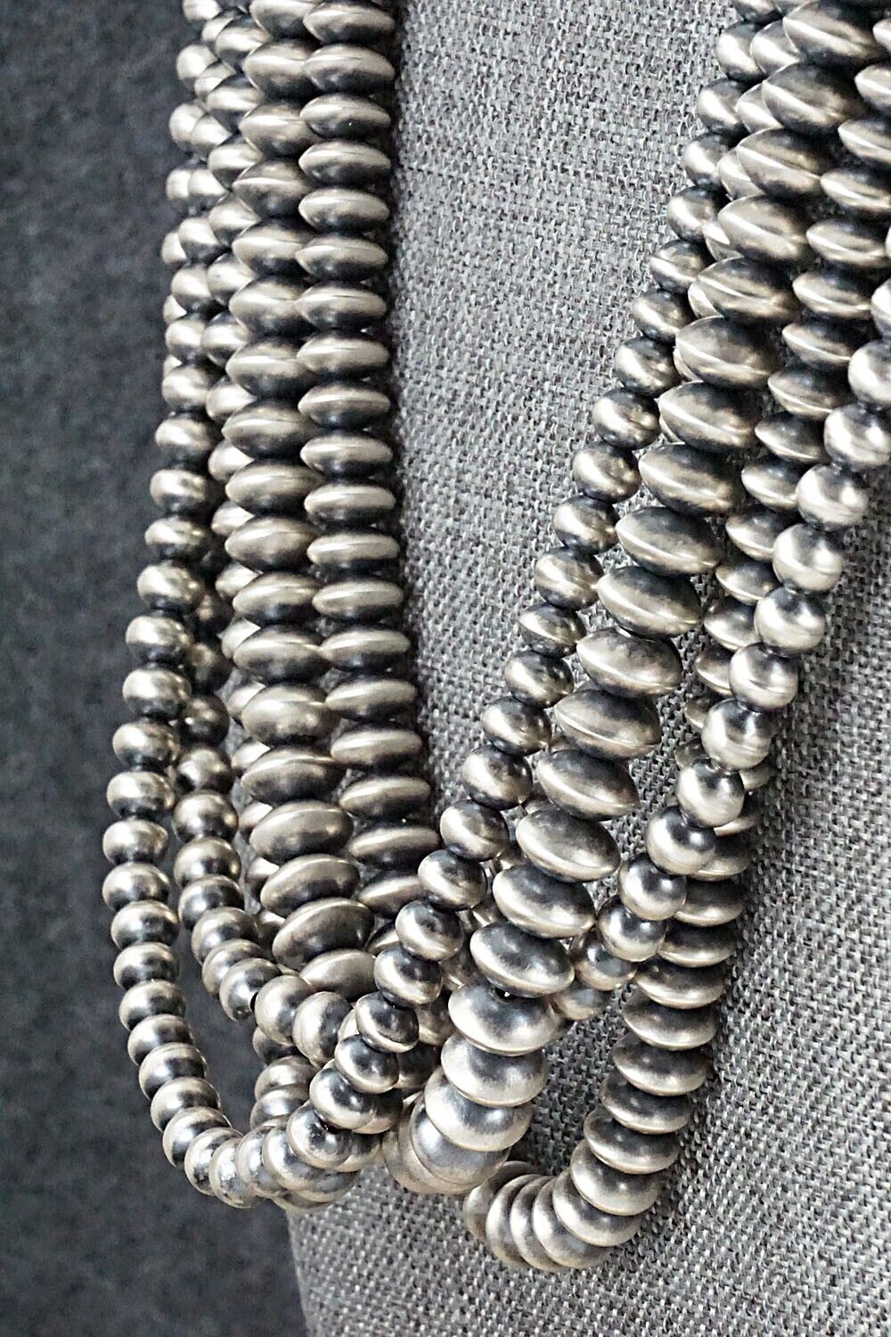 Sterling Silver Navajo Pearl Necklace - Jan Mariano