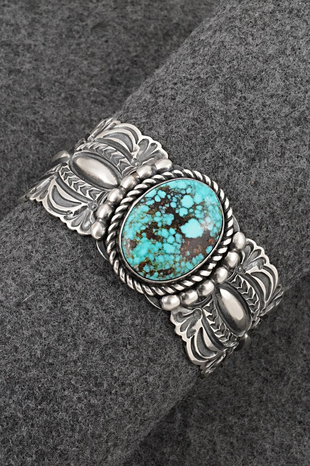 Turquoise & Sterling Silver Bracelet - Arnold Blackgoat