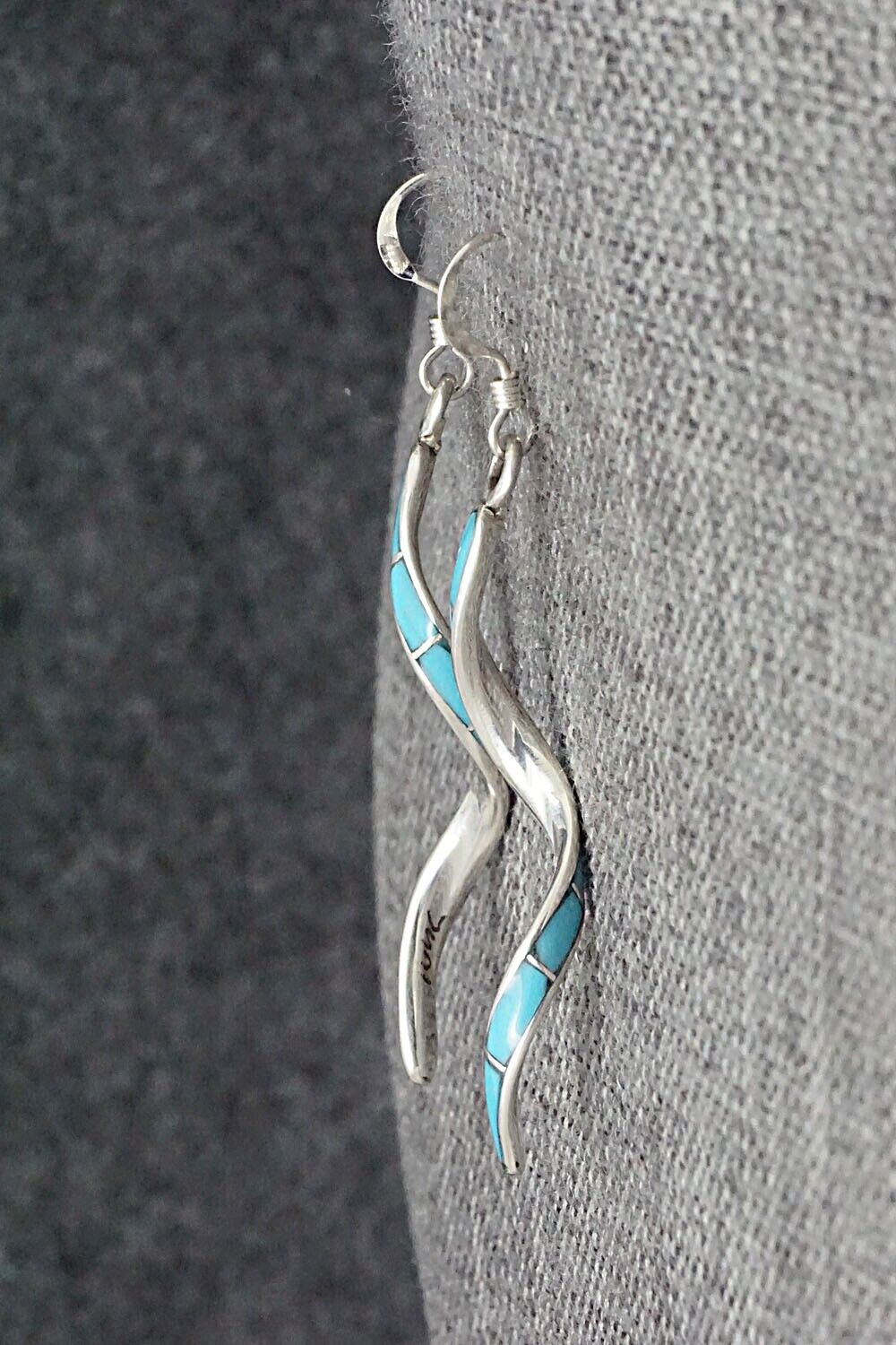 Turquoise & Sterling Silver Earrings - Ira Johnson