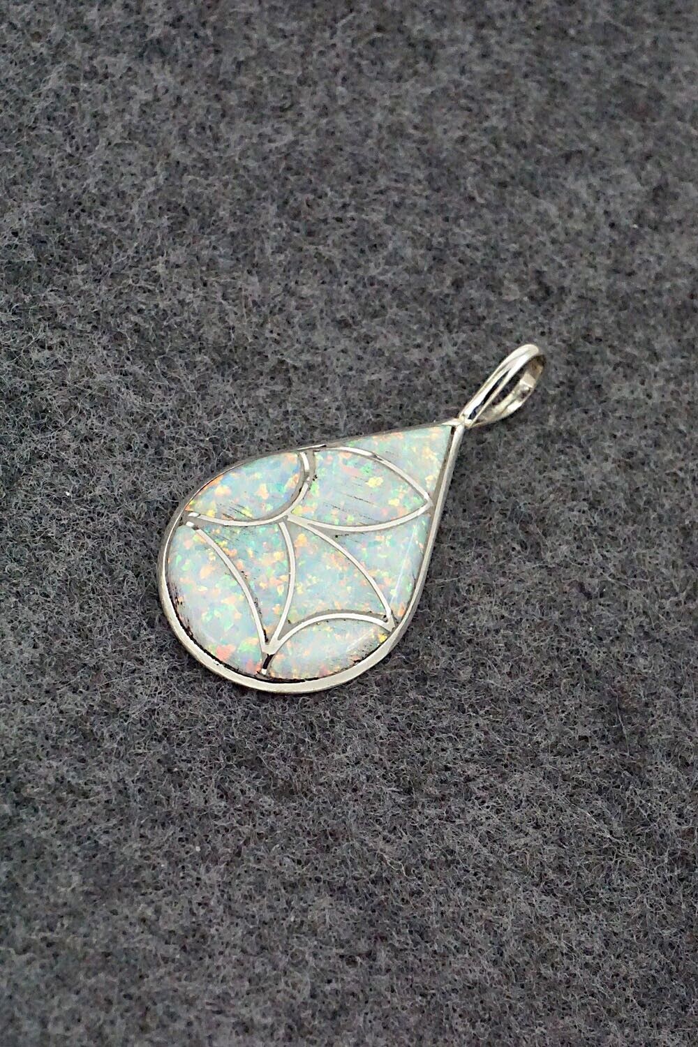 Opalite & Sterling Silver Pendant - Delorna Lahi