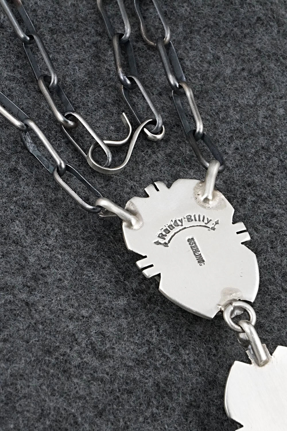 Turquoise & Sterling Silver Necklace - Randy Billy