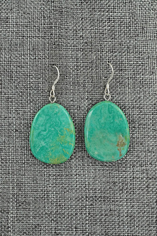 Turquoise & Sterling Silver Earrings - Tammy Nolcot