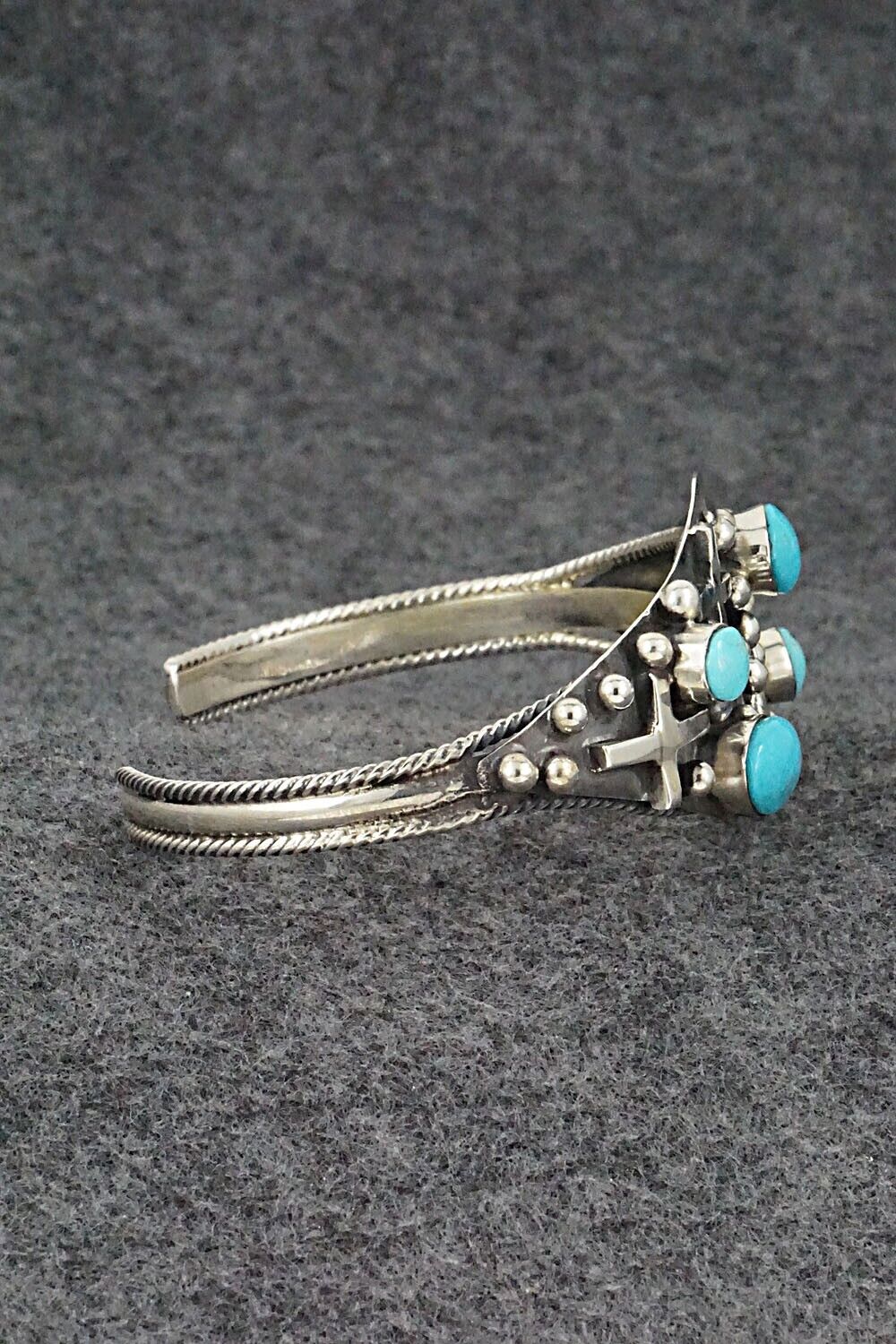 Turquoise & Sterling Silver Bracelet - Gregg Yazzie