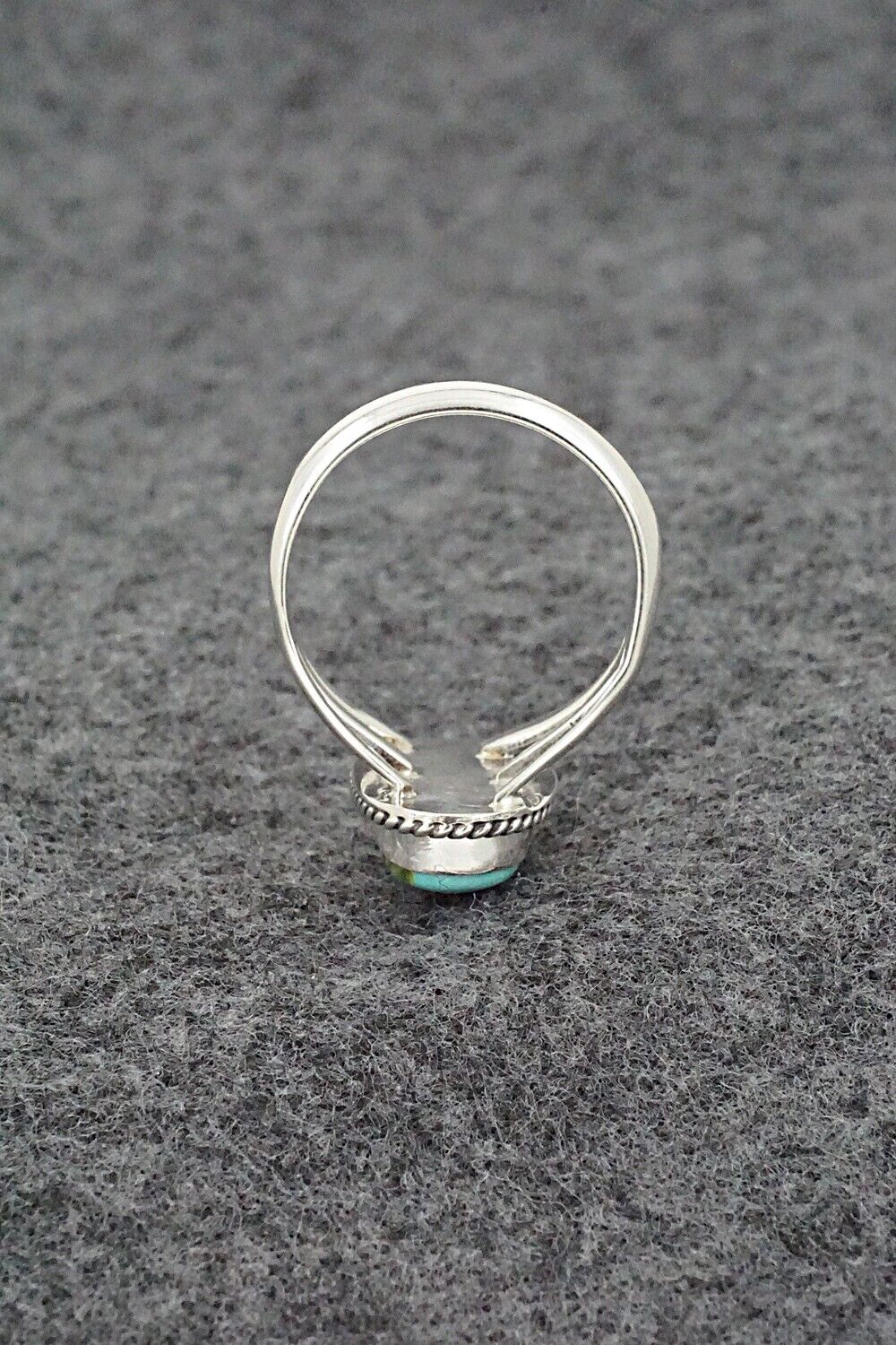 Turquoise & Sterling Silver Ring - Alice Rose Saunders - Size 7.75