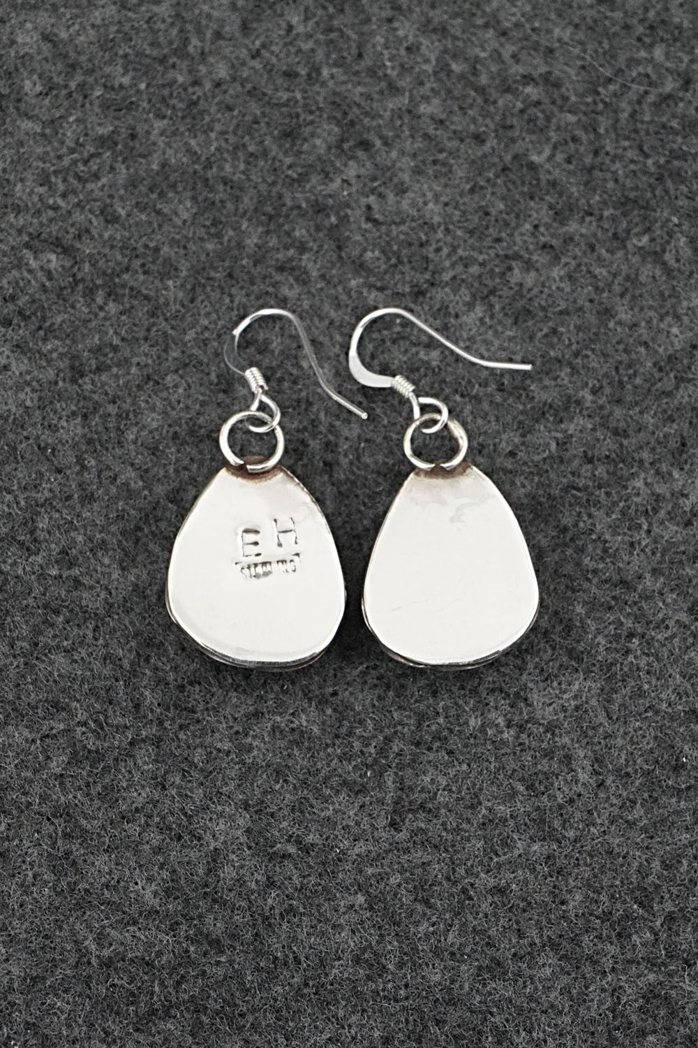 Turquoise & Sterling Silver Earrings - Ernest Hawthorne