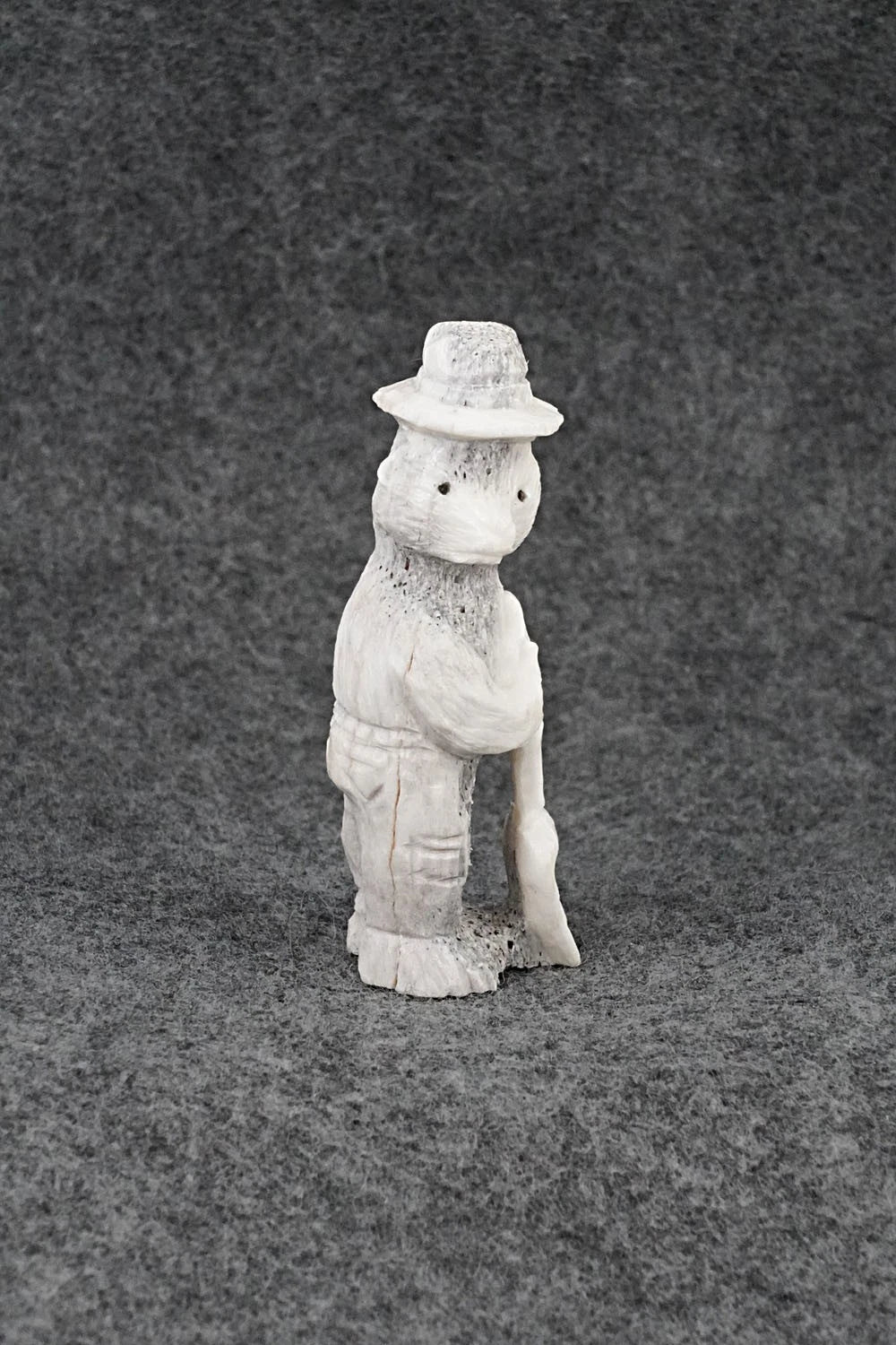 Smokey Bear Zuni Fetish Carving - Chris Peina