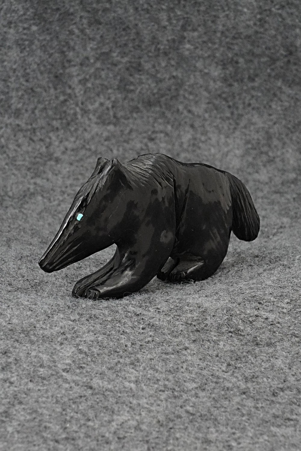 Badger Zuni Fetish Carving - Jonas Hustito