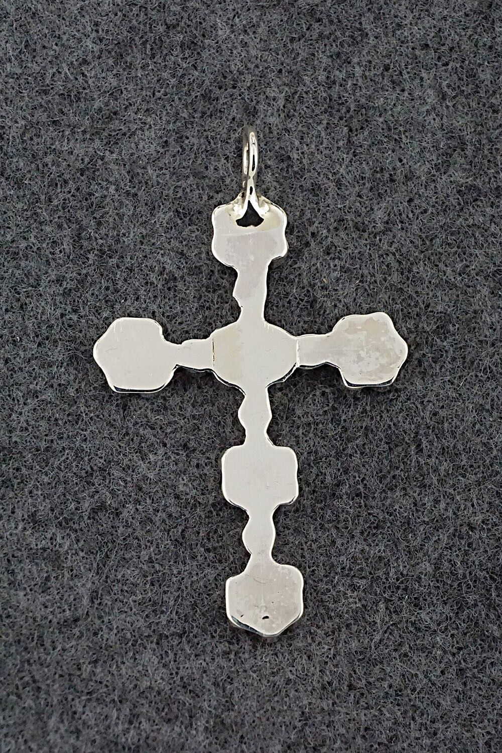 Turquoise and Sterling Silver Pendant - Rupert Shetima