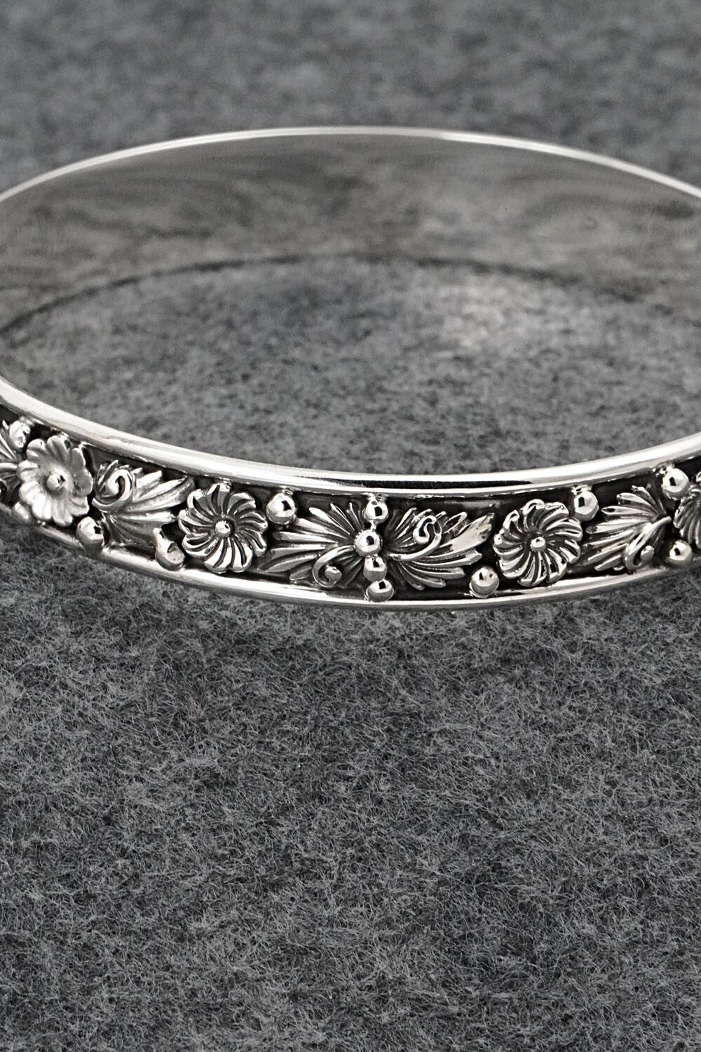 Sterling Silver Bangle Bracelet - Sadie Jim