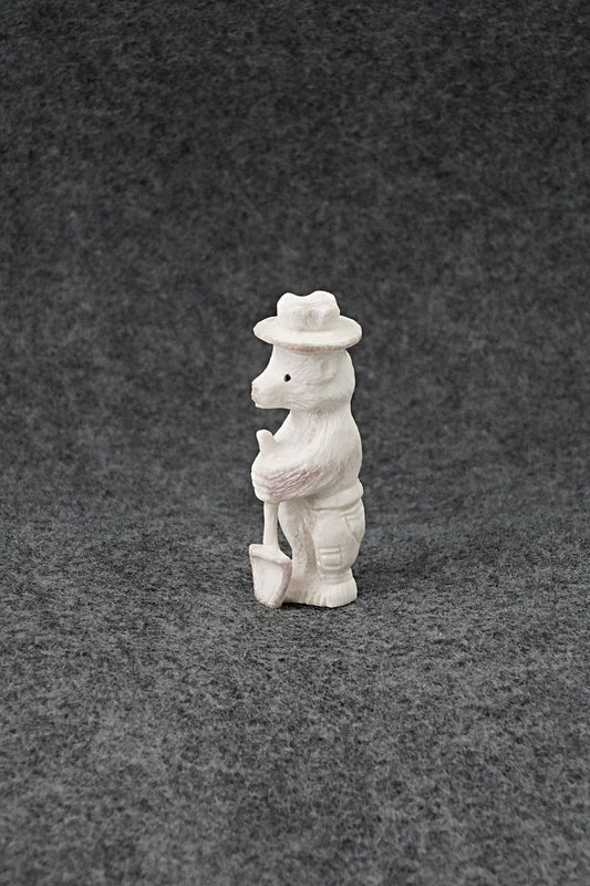 Smokey Bear Zuni Fetish Carving - Chris Peina