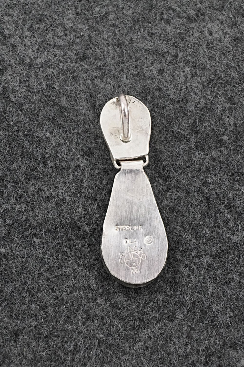 Multi Stone & Sterling Silver Inlay Pendant - Ola Eriacho