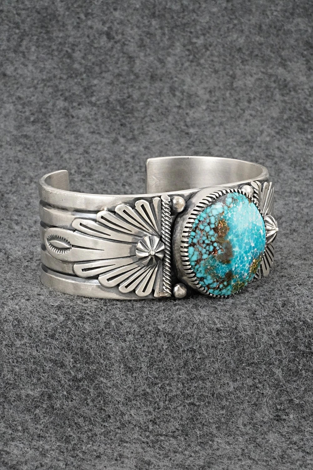 Turquoise & Sterling Silver Bracelet - Mark Yazzie