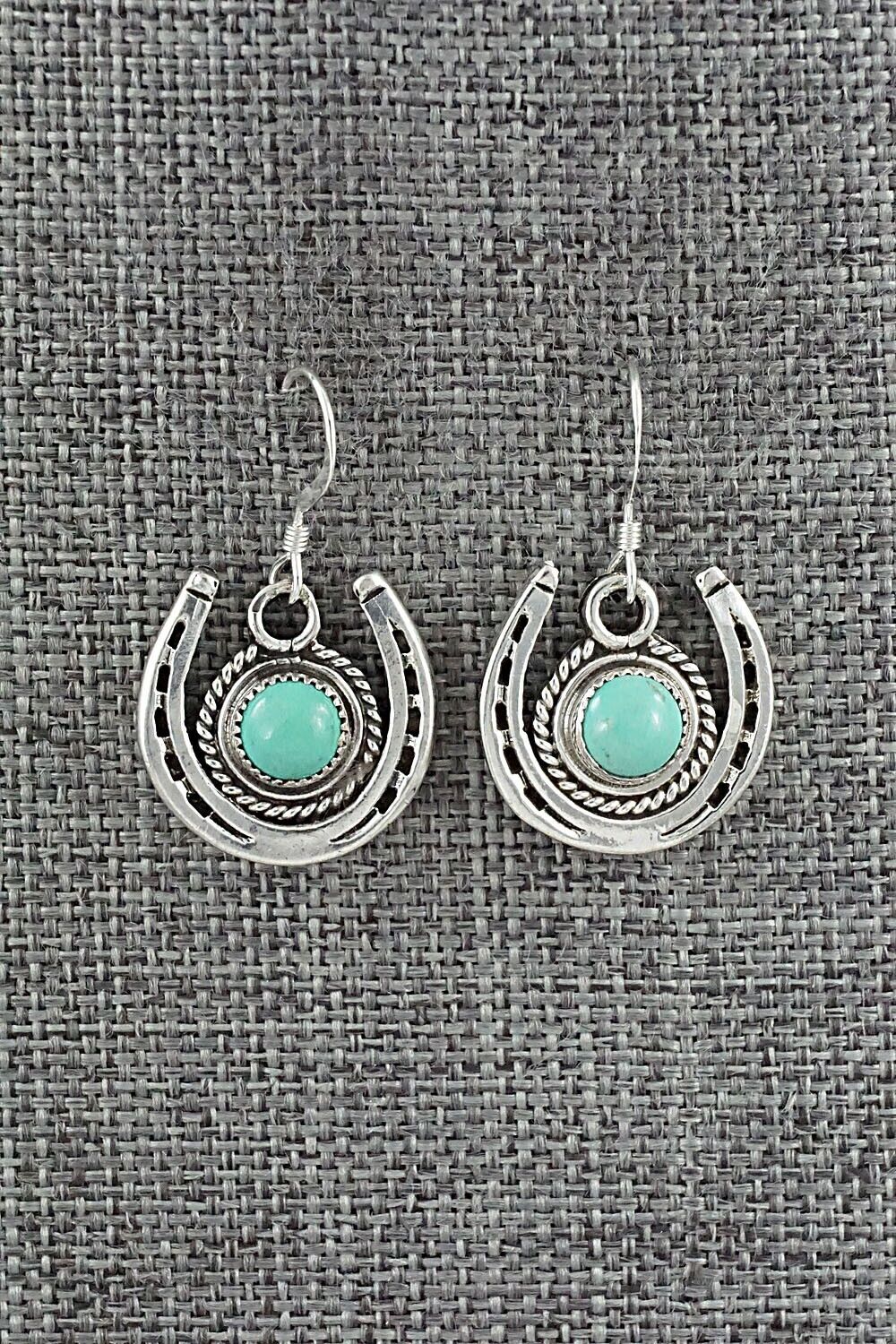 Turquoise and Sterling Silver Earrings - Sharon McCarthy