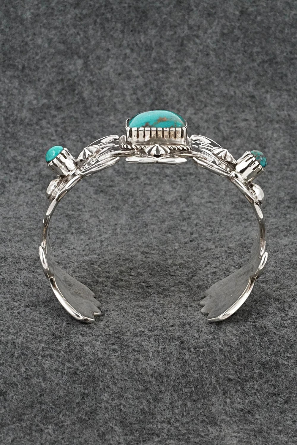 Turquoise & Sterling Silver Bracelet - Roland Dixson