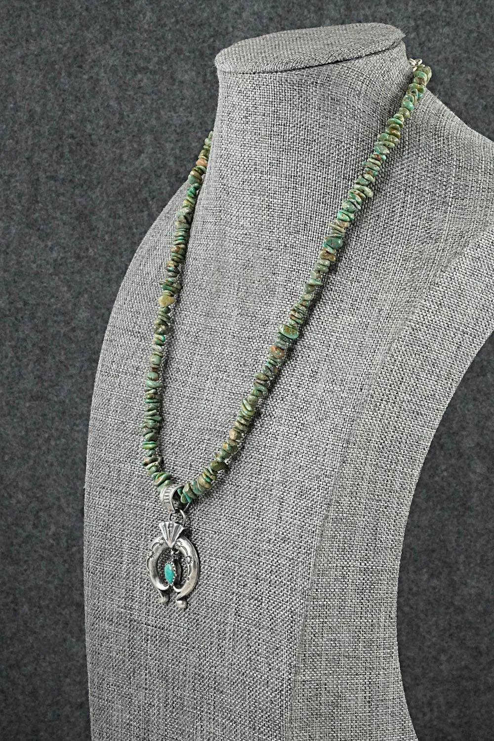 Turquoise & Sterling Silver Necklace - Sharon McCarthy