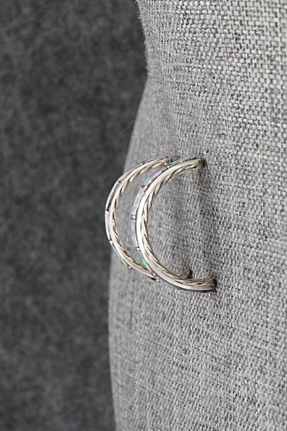 Opalite & Sterling Silver Earrings - Malcolm Chavez