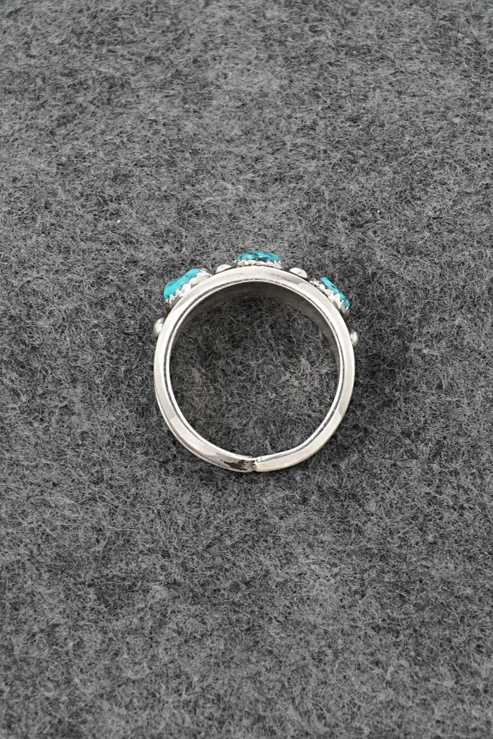 Turquoise & Sterling Silver Ring - Paul Largo - Size 10