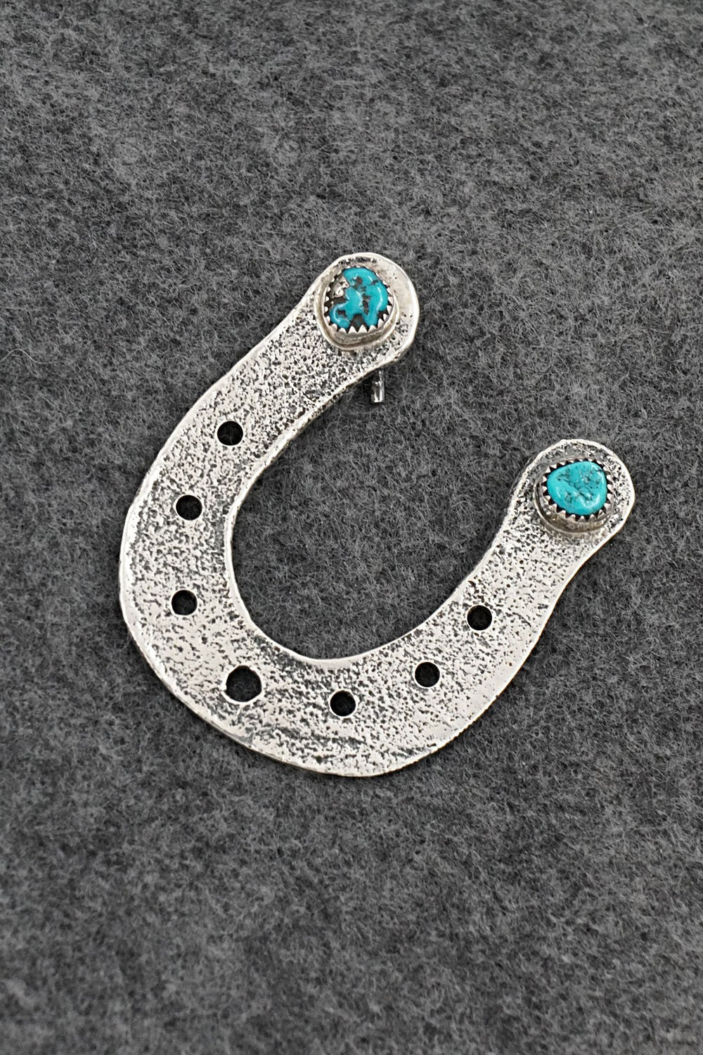 Turquoise & Sterling Silver Pendant - Darius Arviso