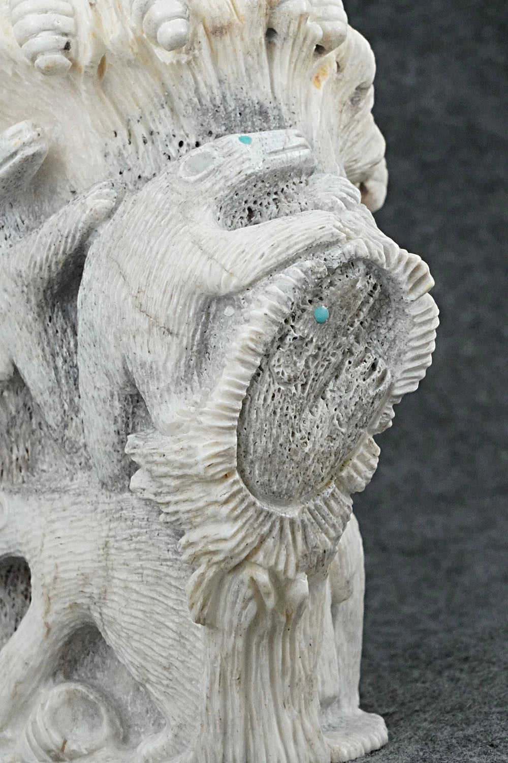 Bears Zuni Fetish Carving - Destry Siutza