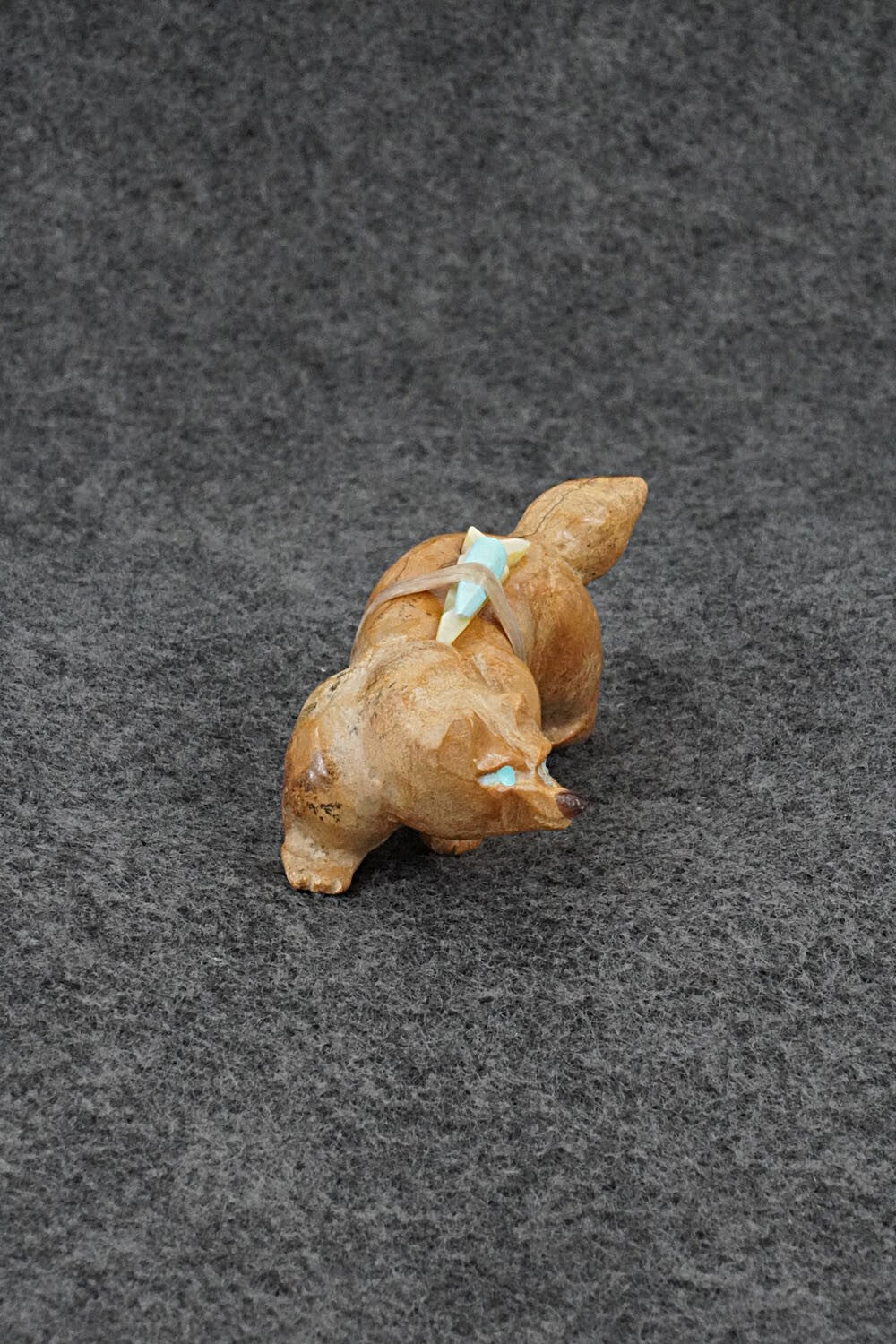 Fox Zuni Fetish Carving - Freddie Leekya
