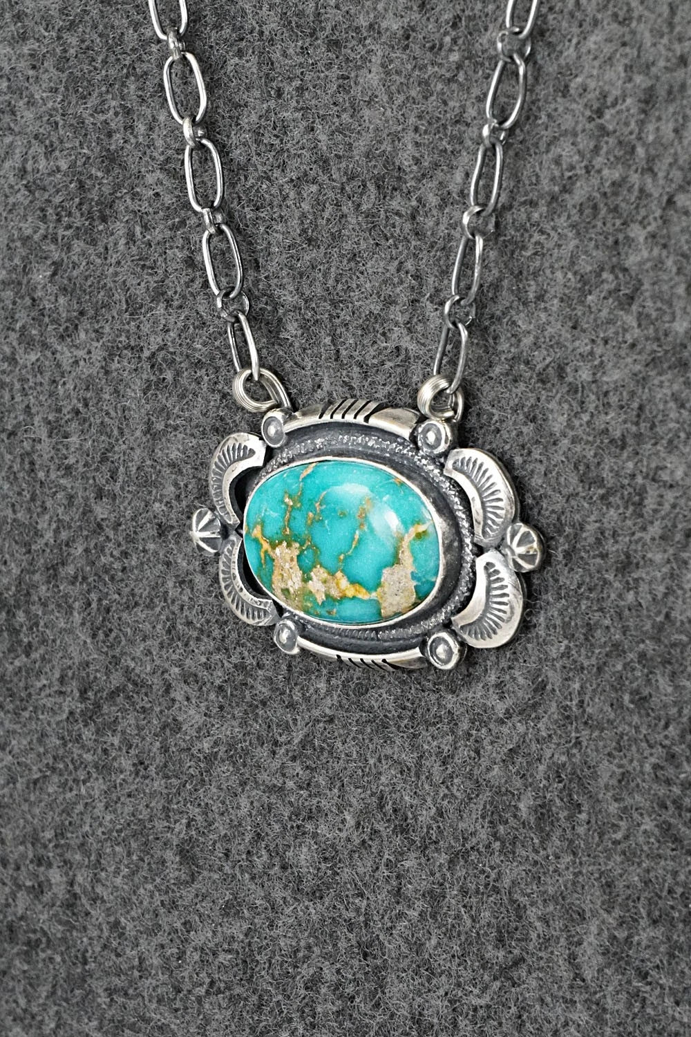 Turquoise & Sterling Silver Necklace - Daniel Benally