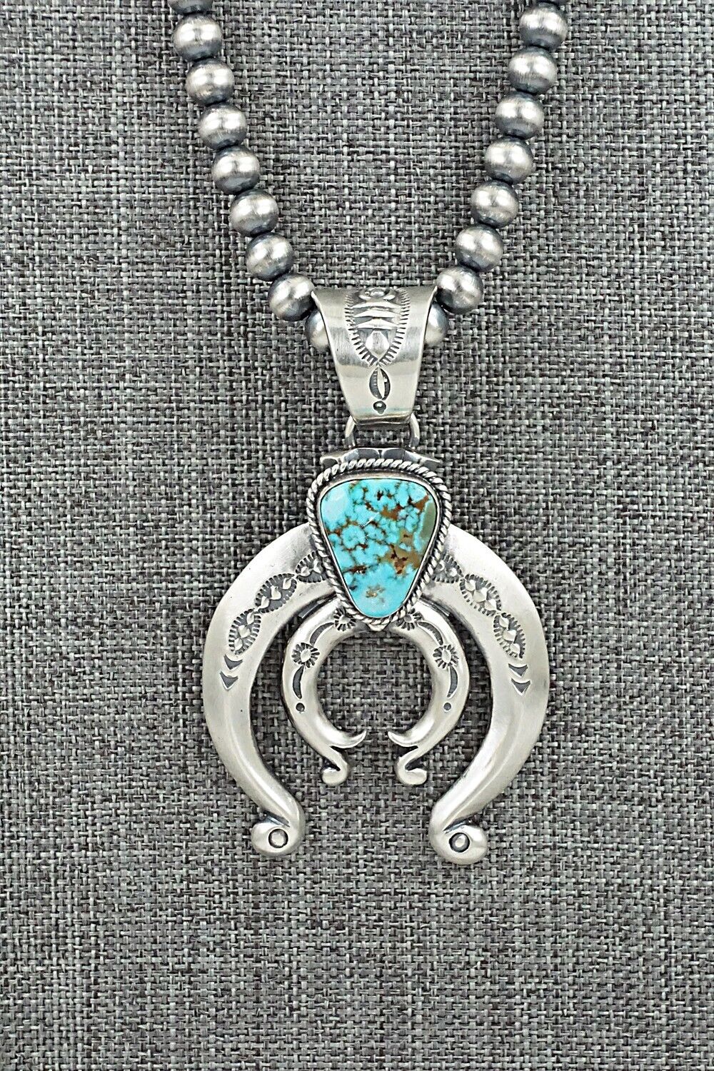 Turquoise & Sterling Silver Necklace - Paige Gordon